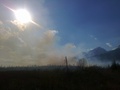 Požiar v lokalite Tri mosty - o.o. Smokovce (autor: Lenka Burdová)